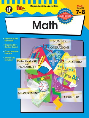 cover image of The 100+ Series Math, Grades 7 - 8